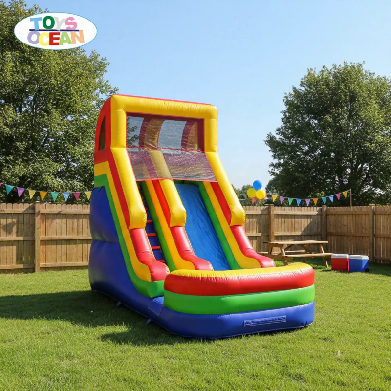 Water Slide Inflatable - Maßgefertigte Kinder-Partyspiele: Beliebte Aufblasbare Wasserrutschen, Perfekt