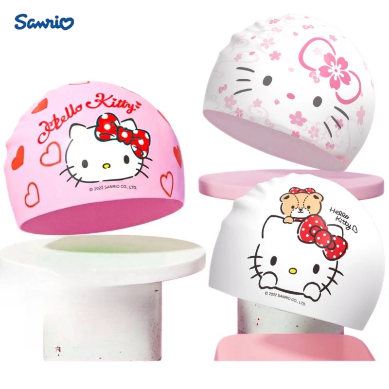 Pool Cover Waterproof - Anime Hello Kitty Cartoon Badekappe PU