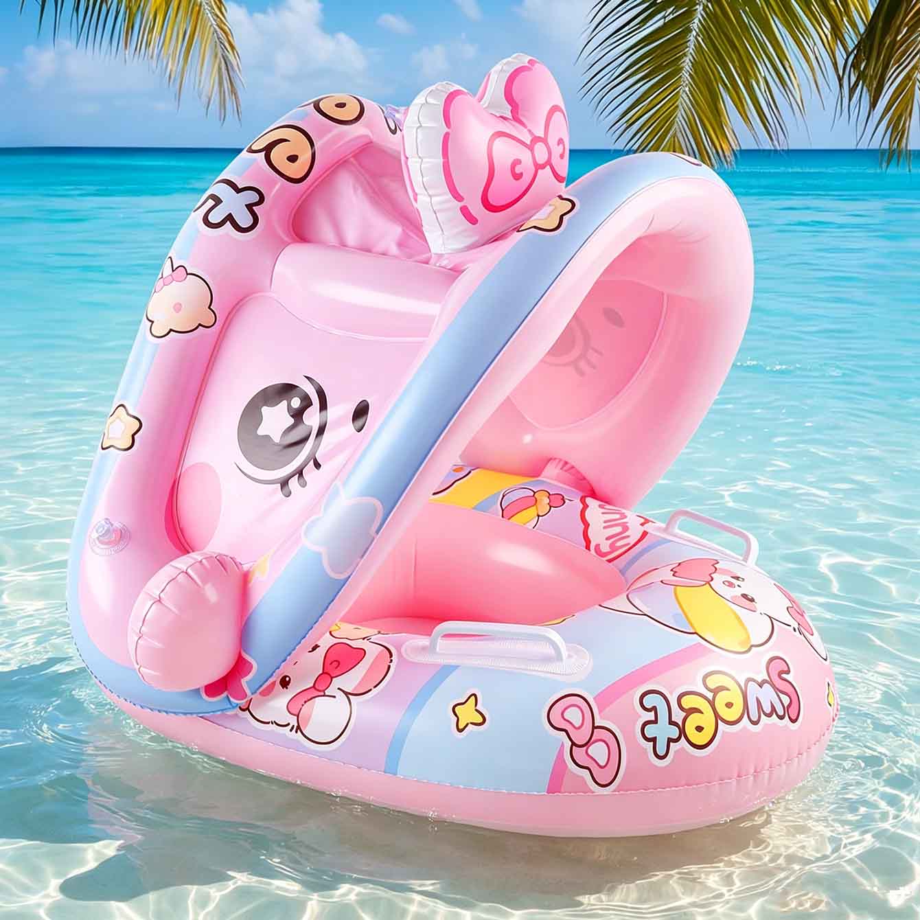 1 Stück Aufblasbarer Pool-Schw – Pool Float Ring Inflatable Bewertung und Preis