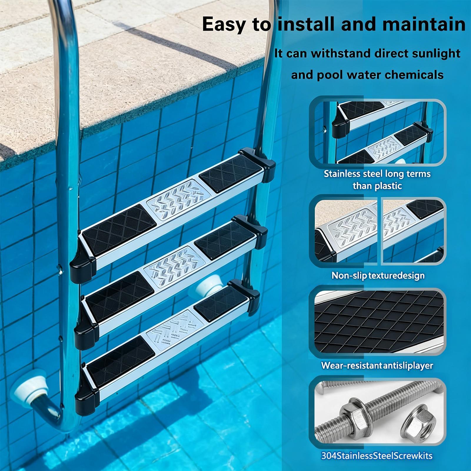 Ersatz-Poolleiterstufen 1,9 Zo – Pool Ladder Above Ground Bewertung und Preis