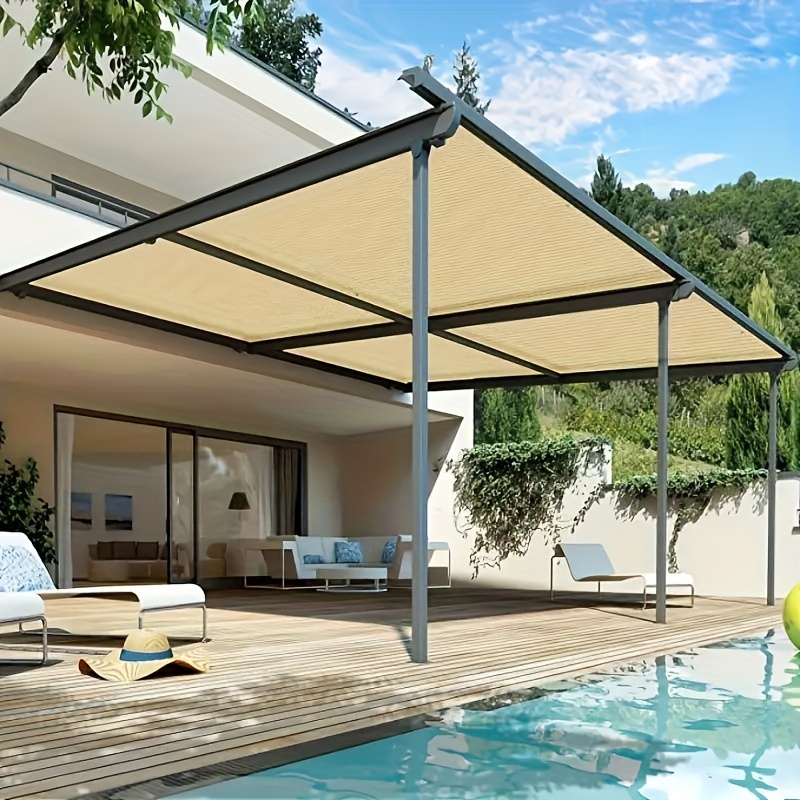 Beiges Sonnenschutznetz, Einfa – Pool Skimmer Net Bewertung und Preis