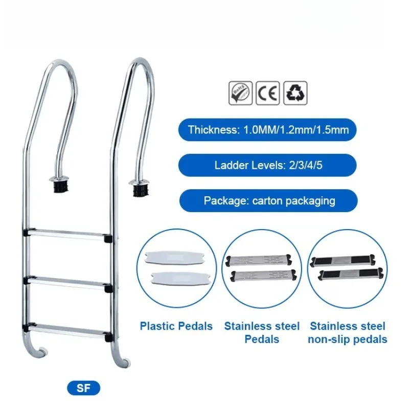 Edelstahl 3/4-Stufen-Poolleite – Pool Ladder Above Ground Bewertung und Preis