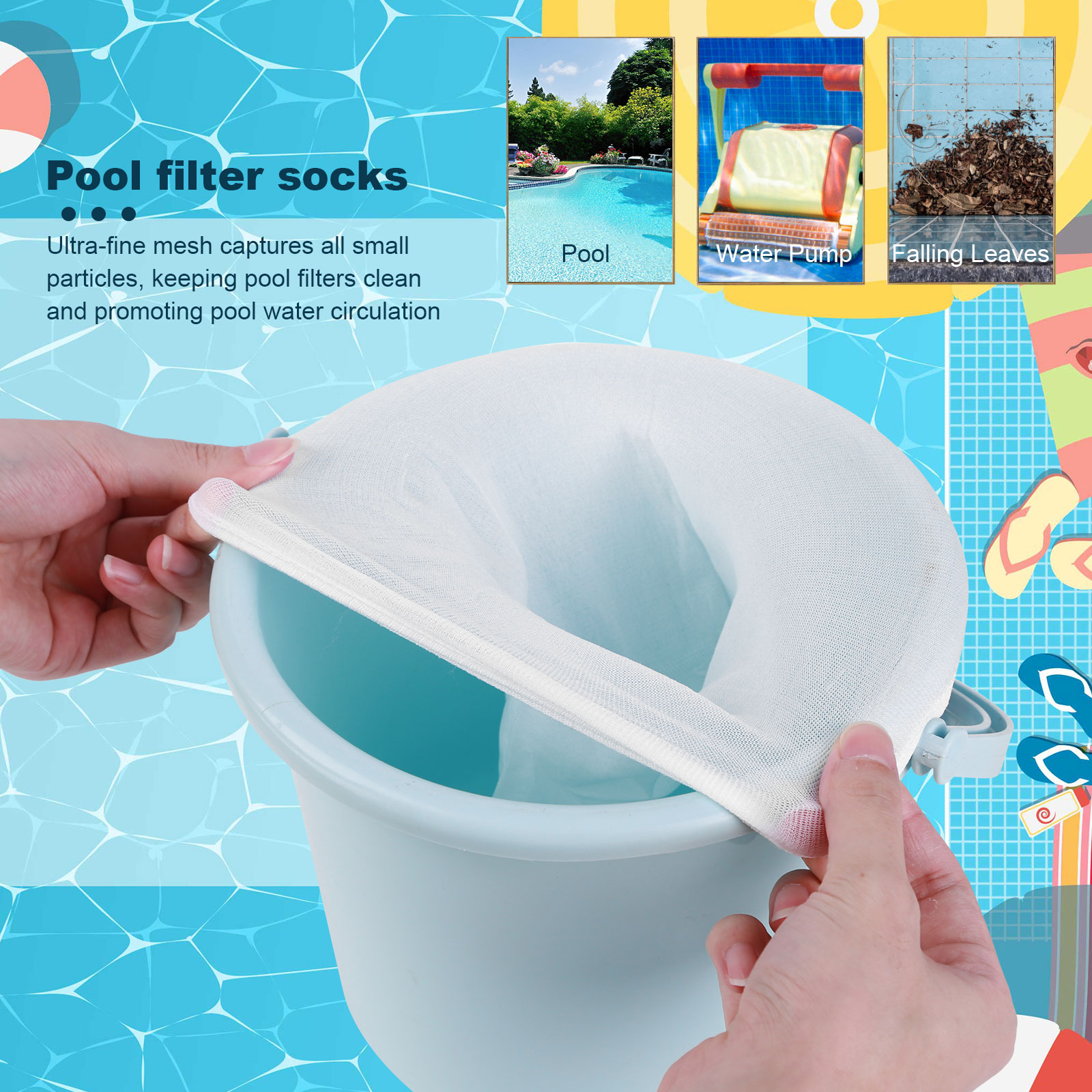 100-5PCS Pool Skimmer Socken E – Pool Skimmer Net Bewertung und Preis
