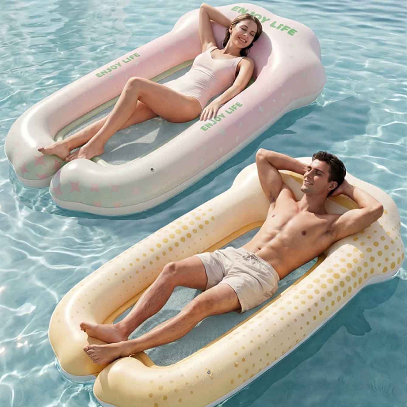 Aufblasbare Wasserhängematte f – Pool Lounger Inflatable Bewertung und Preis
