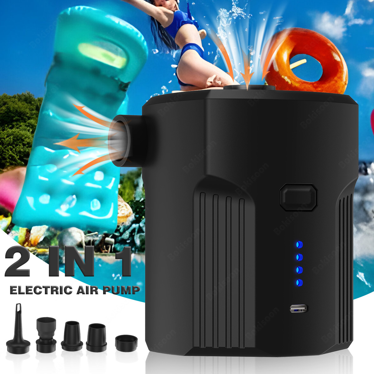 Tragbare elektrische Luftpumpe – Pool Lounger Inflatable Bewertung und Preis