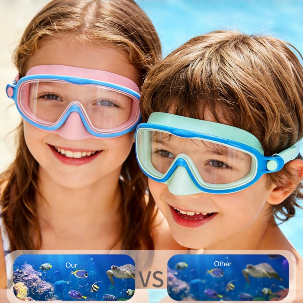 Kinder-Schwimmbrille mit Nasen – Swim Goggles Anti Fog Uv Bewertung und Preis