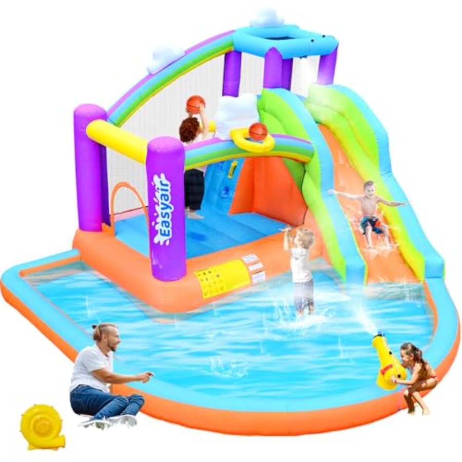 Aufblasbare Hüpfburg mit Wasse – Water Slide Inflatable Bewertung und Preis