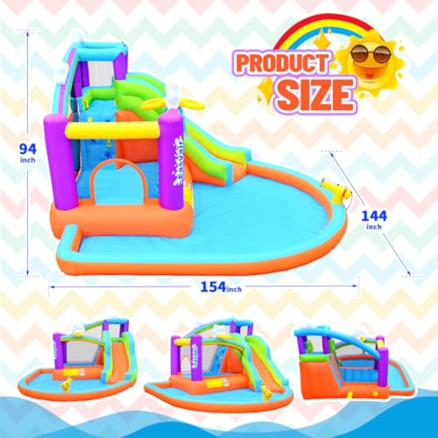 Aufblasbare Hüpfburg mit Wasse – Water Slide Inflatable Bewertung und Preis