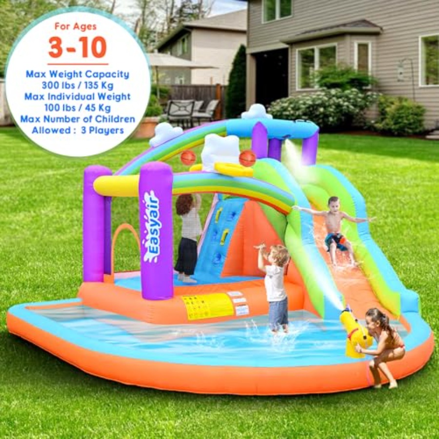 Aufblasbare Hüpfburg mit Wasse – Water Slide Inflatable Bewertung und Preis